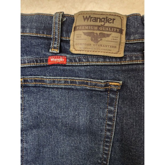 New WRANGLER Men's Jeans Five Star Premium Relaxed Fit Flex 38 x 30 NWT - Picture 4 of 7